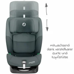 Kindersitz Titan S i-Size ab 15 Monate - 12 Jahre (76 cm - 150 cm) mit G-Cell Seitenaufpralltechnologie mit Isofix & Top Tether - Tonal Graphite - Kollektion 2025