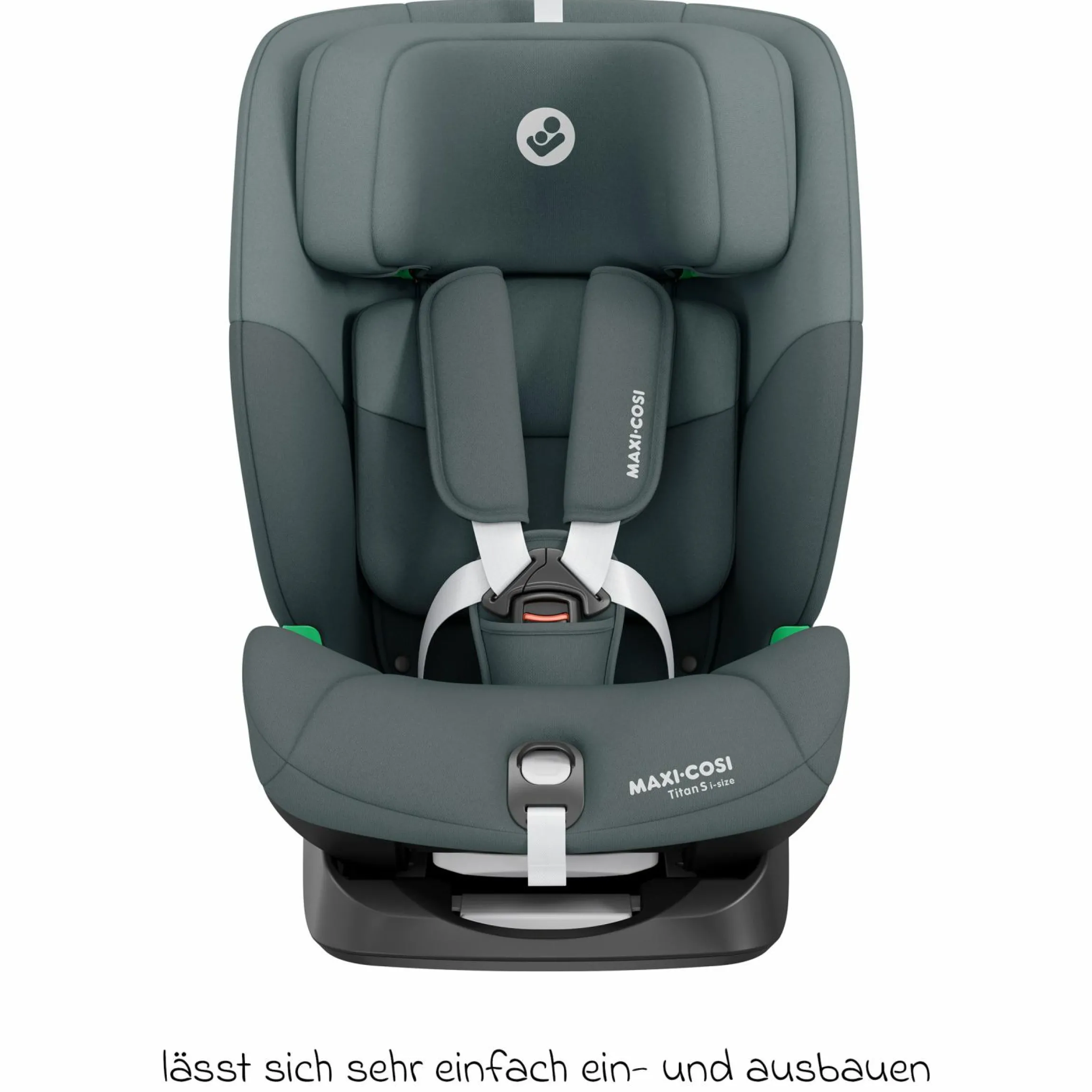 Kindersitz Titan S i-Size ab 15 Monate - 12 Jahre (76 cm - 150 cm) mit G-Cell Seitenaufpralltechnologie mit Isofix & Top Tether - Tonal Graphite - Kollektion 2025