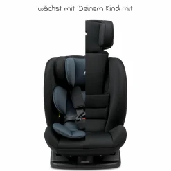 Kindersitz-Reboarder Huddle 2 i-Size ab Geburt -12 Jahre (40 cm - 150 cm) Befestigung mit Fahrzeuggurt - Nero - Kollektion 2025