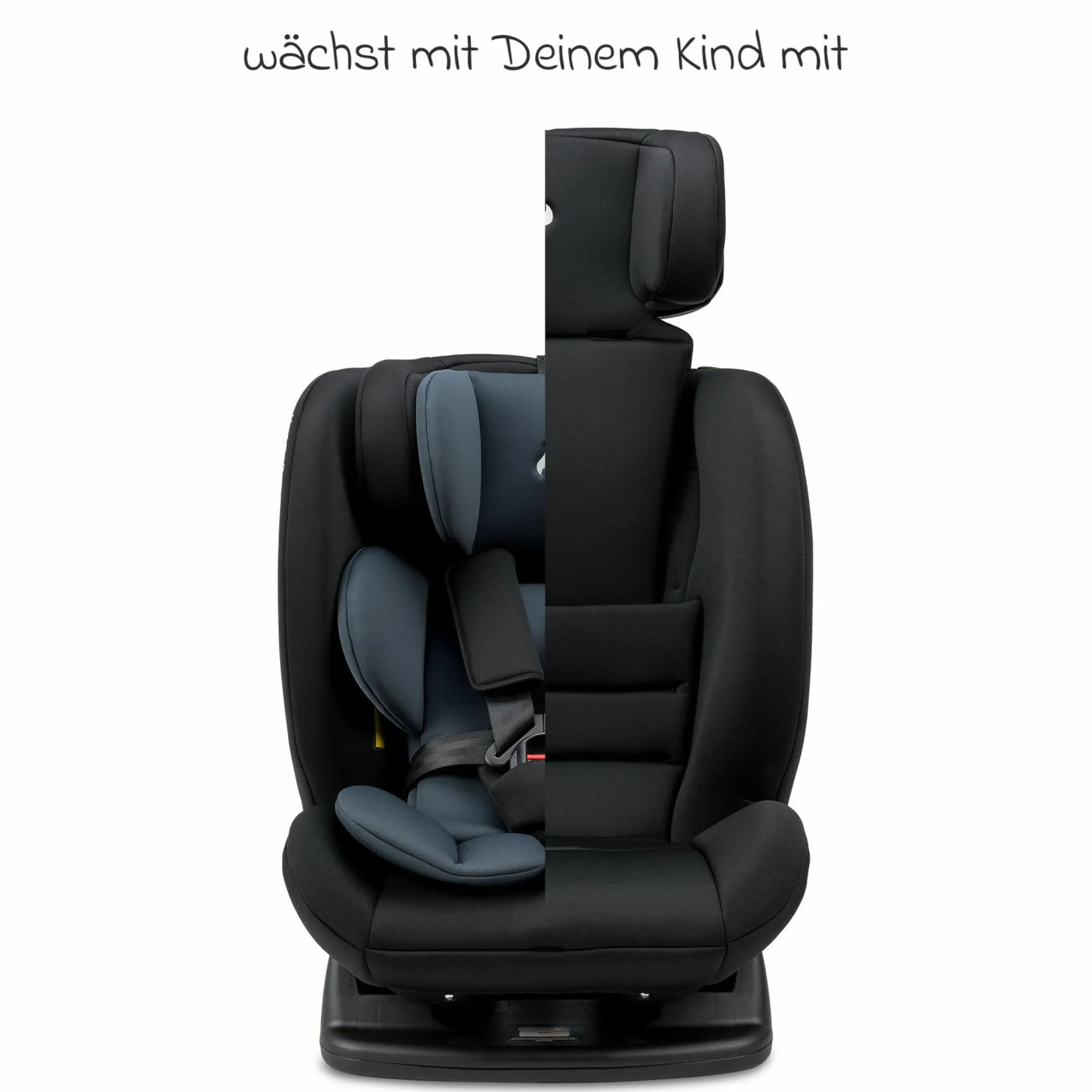 Kindersitz-Reboarder Huddle 2 i-Size ab Geburt -12 Jahre (40 cm - 150 cm) Befestigung mit Fahrzeuggurt - Nero - Kollektion 2025