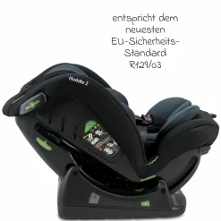 Kindersitz-Reboarder Huddle 2 i-Size ab Geburt -12 Jahre (40 cm - 150 cm) Befestigung mit Fahrzeuggurt - Nero - Kollektion 2025