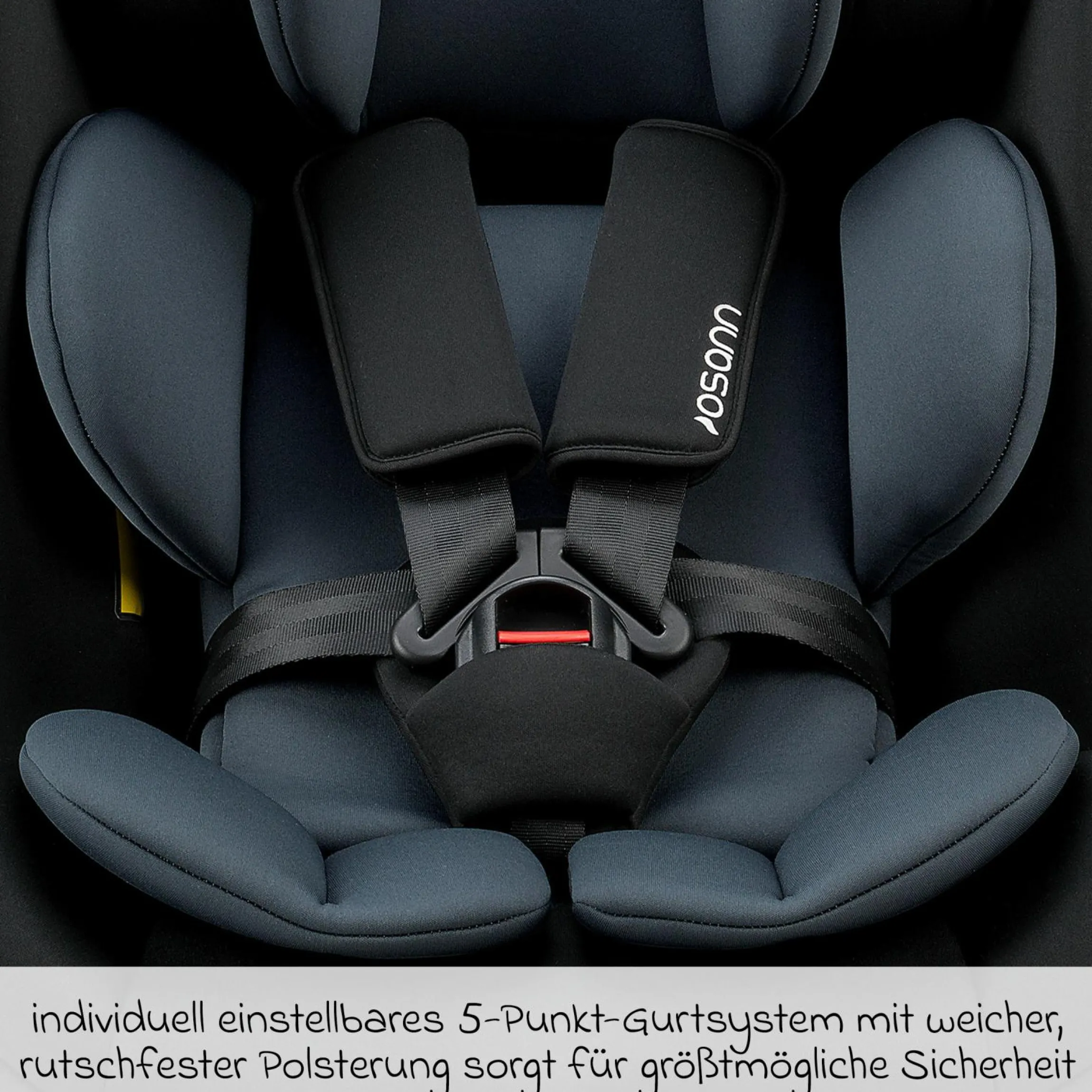 Kindersitz-Reboarder Huddle 2 i-Size ab Geburt -12 Jahre (40 cm - 150 cm) Befestigung mit Fahrzeuggurt - Nero - Kollektion 2025