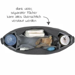 Kinderwagen Organizer Glam Goldie Buggy Bag - Anthracite