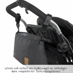 Kinderwagen Organizer Glam Goldie Buggy Bag - Anthracite