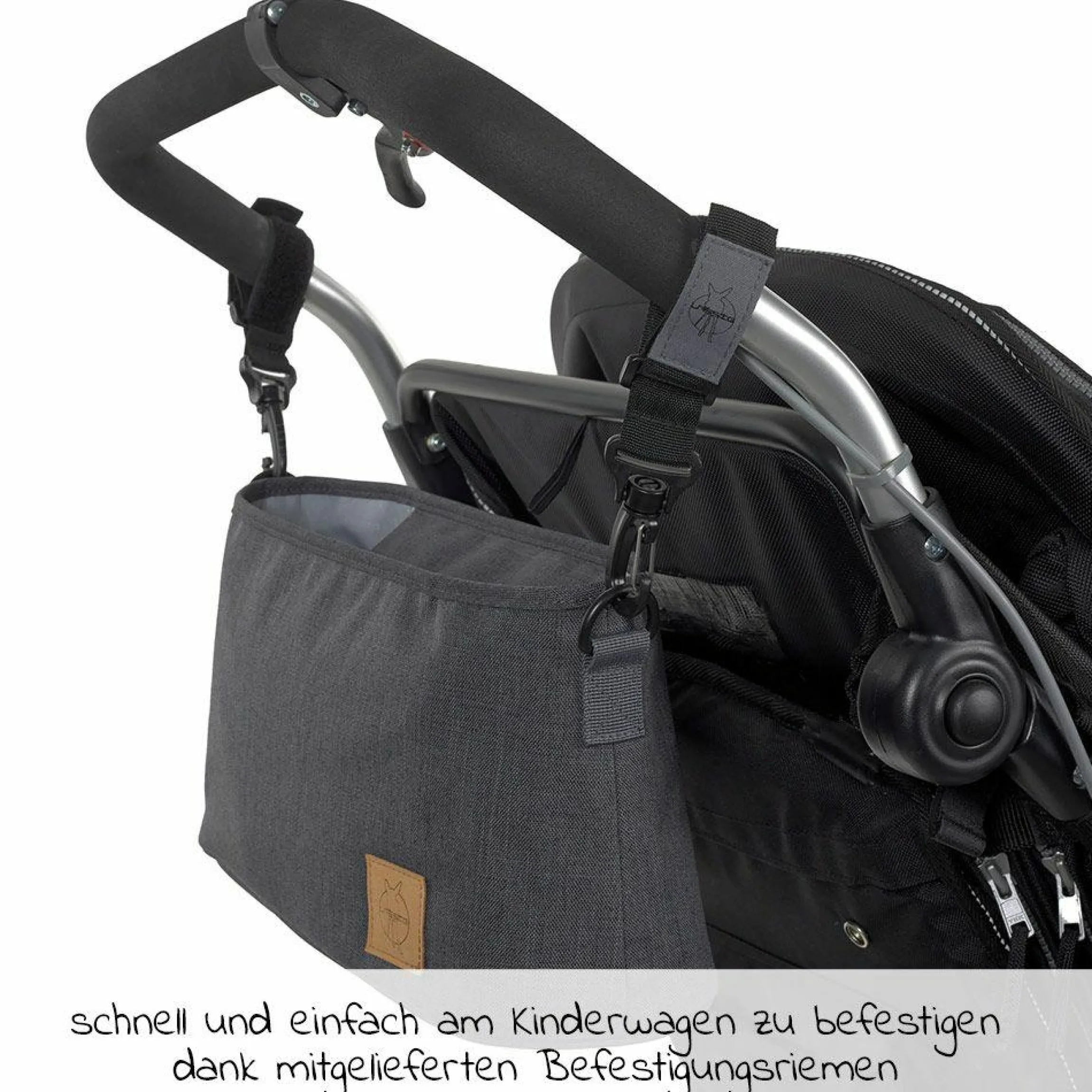 Kinderwagen Organizer Glam Goldie Buggy Bag - Anthracite