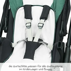 Kinderwagen-Auflage Babycool für ein angenehmes Sitzgefühl - Cool Cord - Eucalyptus - Kollektion 2024
