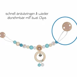 Kinderwagenkette - Bär - Blau