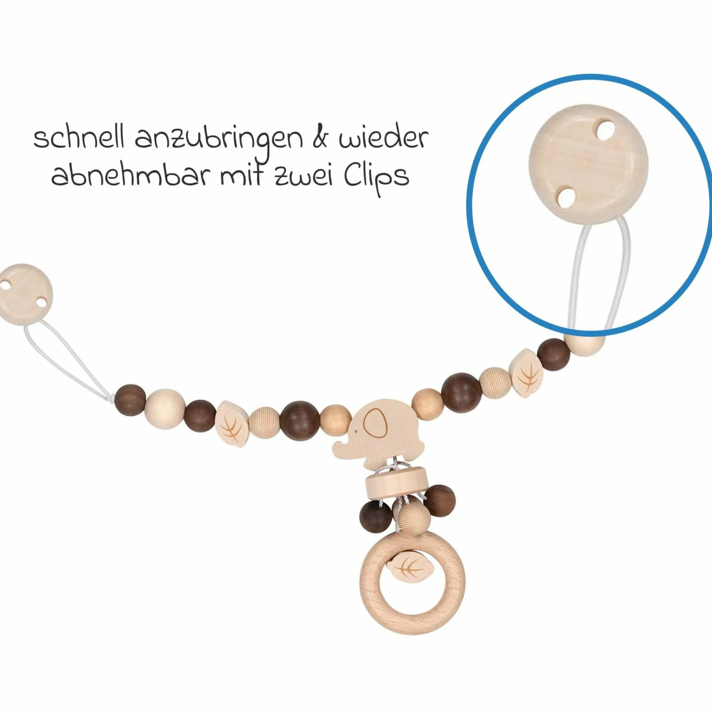 Kinderwagenkette - Elefant