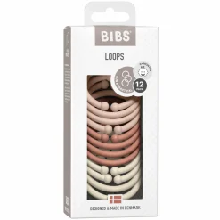 Kinderwagenkette - Loops 12er Pack - Blush / Woodchuck / Ivory