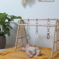 Kinderwagenkette - Loops 12er Pack - Blush / Woodchuck / Ivory