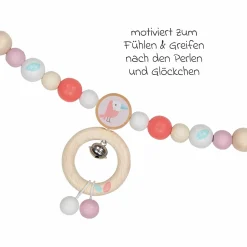 Kinderwagenkette - Papageientaucher - Rosa