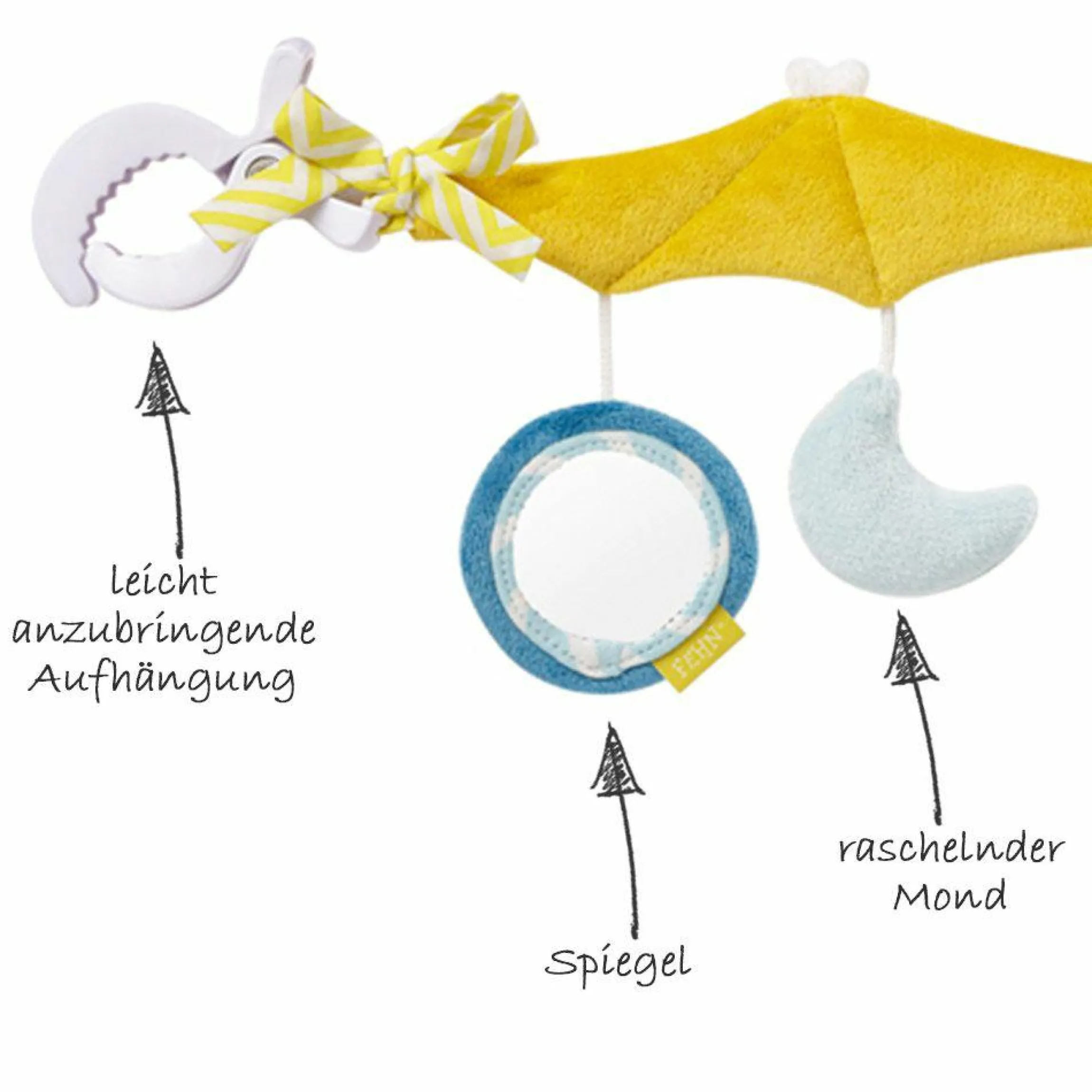 Kinderwagenkette Fledermaus - Little Castle