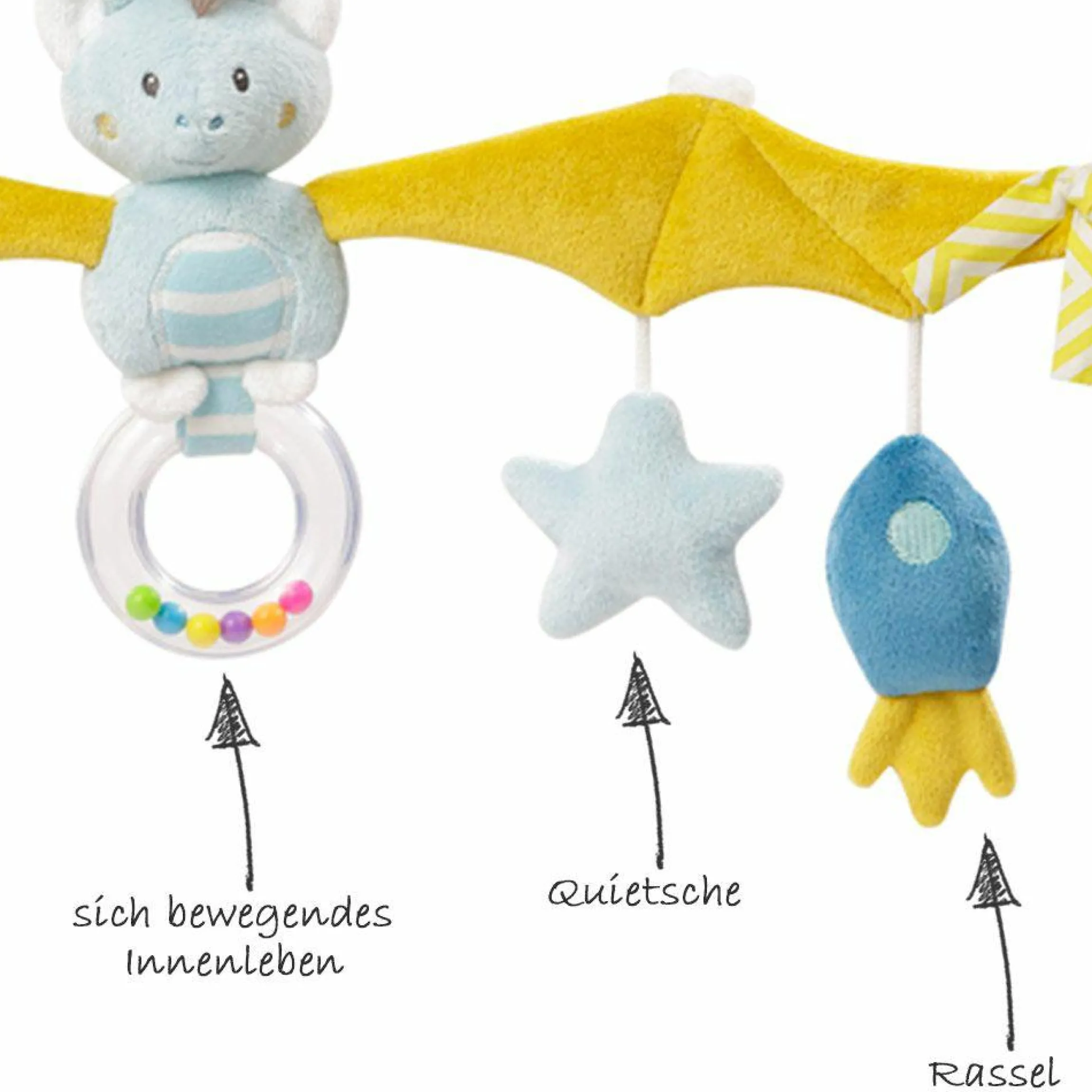 Kinderwagenkette Fledermaus - Little Castle