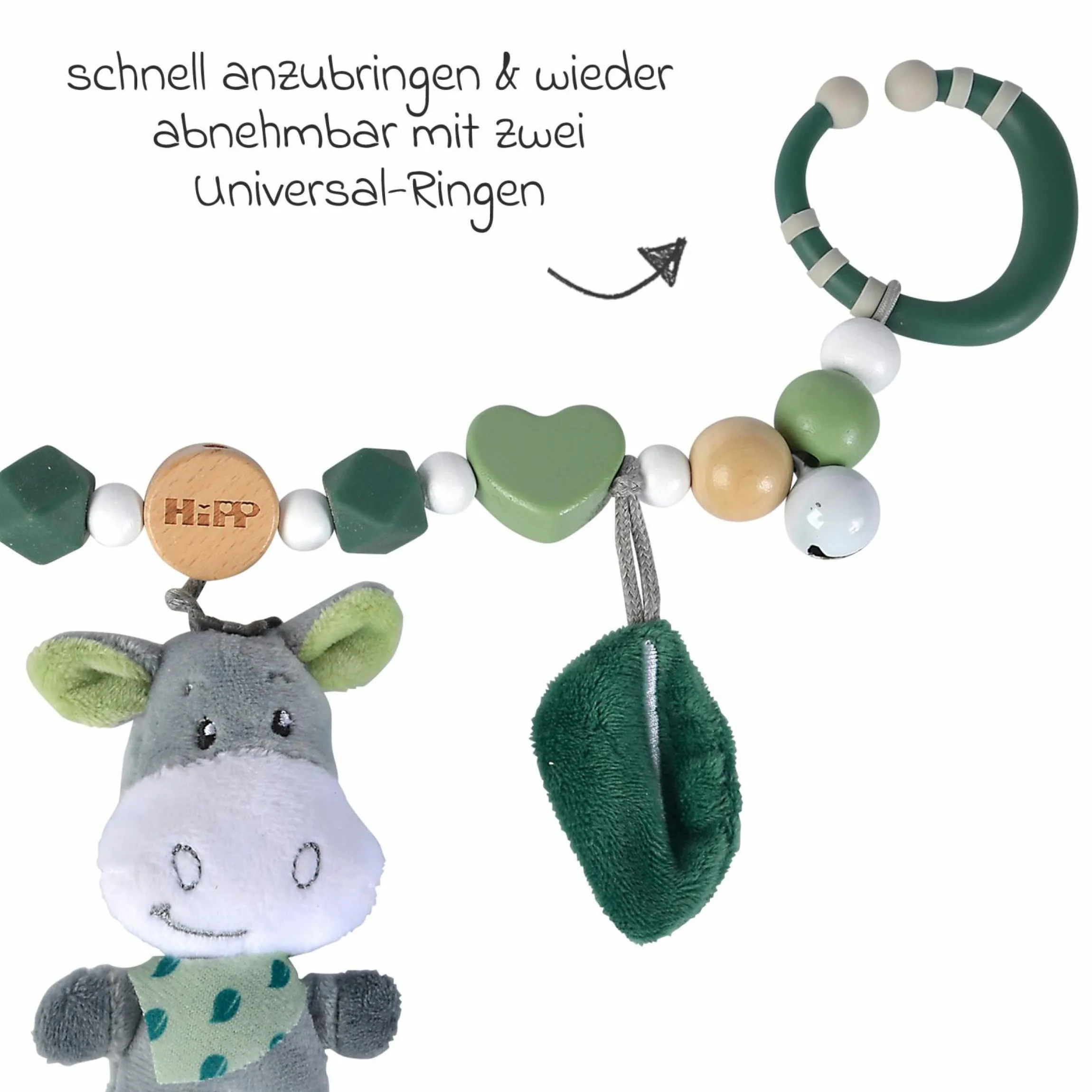 Kinderwagenkette HIPP - Esel