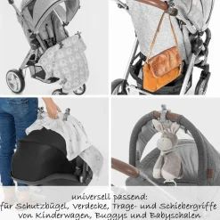 Kinderwagen-Klammern 6 Stück