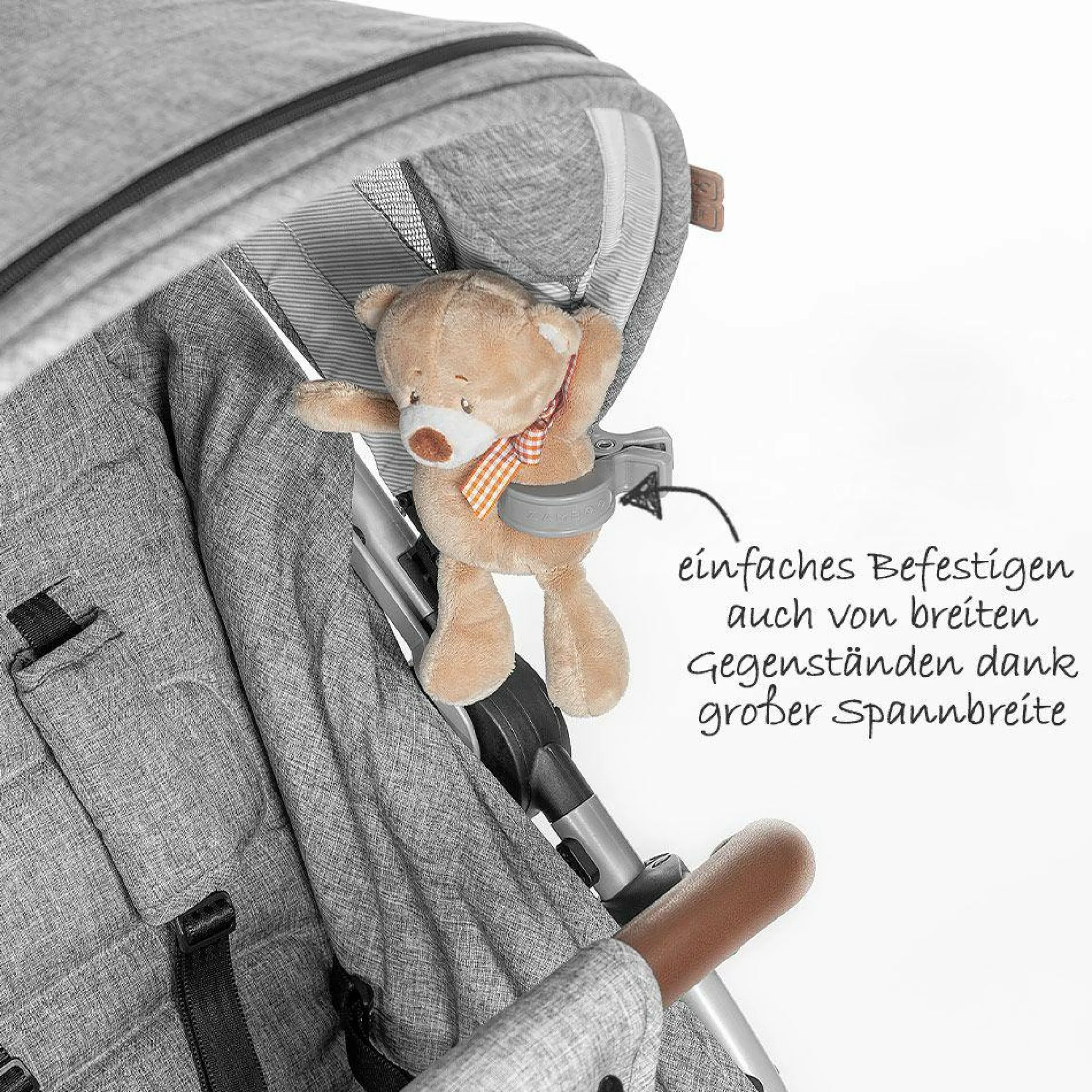 Kinderwagen-Klammern 6 Stück