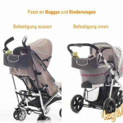 Kinderwagen-Organizer Hug it! Universal + Befestigungssystem