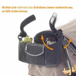 Kinderwagen-Organizer Hug it! Universal + Befestigungssystem