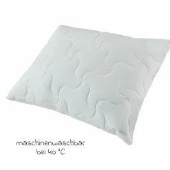 Kissen Bamboo 80 x 80 cm - Weiß