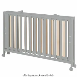 Klappbett 2-fach höhenverstellbar 60 x 120 cm - Taupe - Kollektion 2024