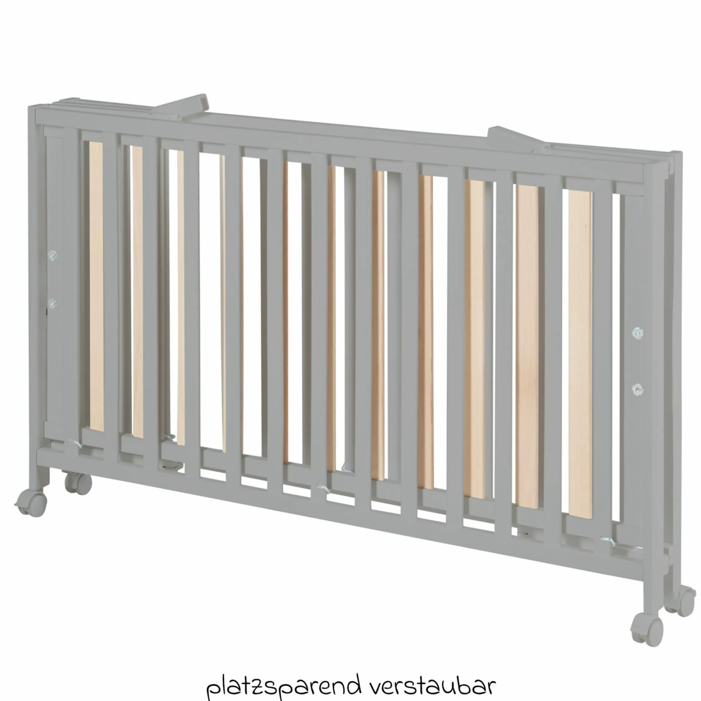 Klappbett 2-fach höhenverstellbar 60 x 120 cm - Taupe - Kollektion 2024
