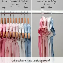 Kleiderbügel für Babys und Kinder (22 Stück) - Bunt