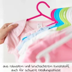Kleiderbügel für Babys und Kinder (22 Stück) - Bunt