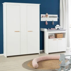 Kleiderschrank Anton 2-türig - Weiß - Kollektion 2024