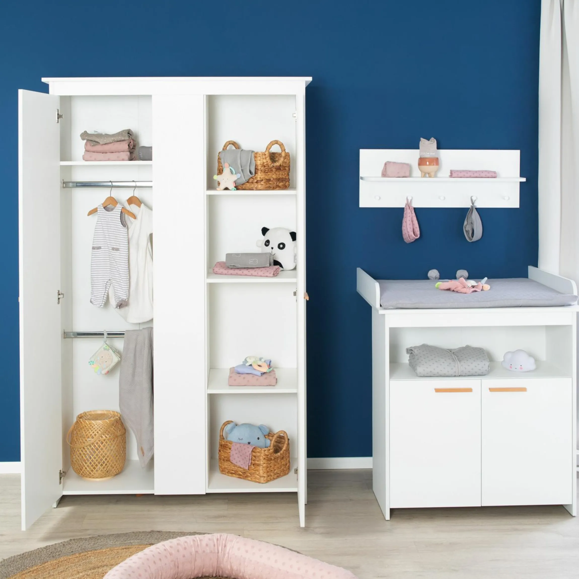 Kleiderschrank Anton 2-türig - Weiß - Kollektion 2024