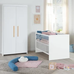 Kleiderschrank Lilo 2-türig - Weiß - Kollektion 2024