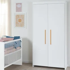 Kleiderschrank Lilo 2-türig - Weiß - Kollektion 2024