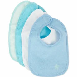Klett-Lätzchen 4er Pack - Blau