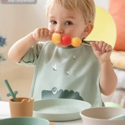 Klett-Lätzchen 2er Pack - Lalee - Sand