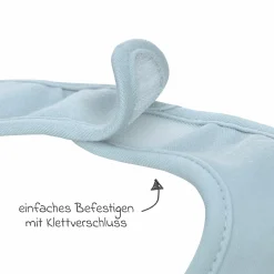 Klett-Lätzchen 5er Pack Bibs aus Bio-Baumwolle - Happy Fruits - Lemon