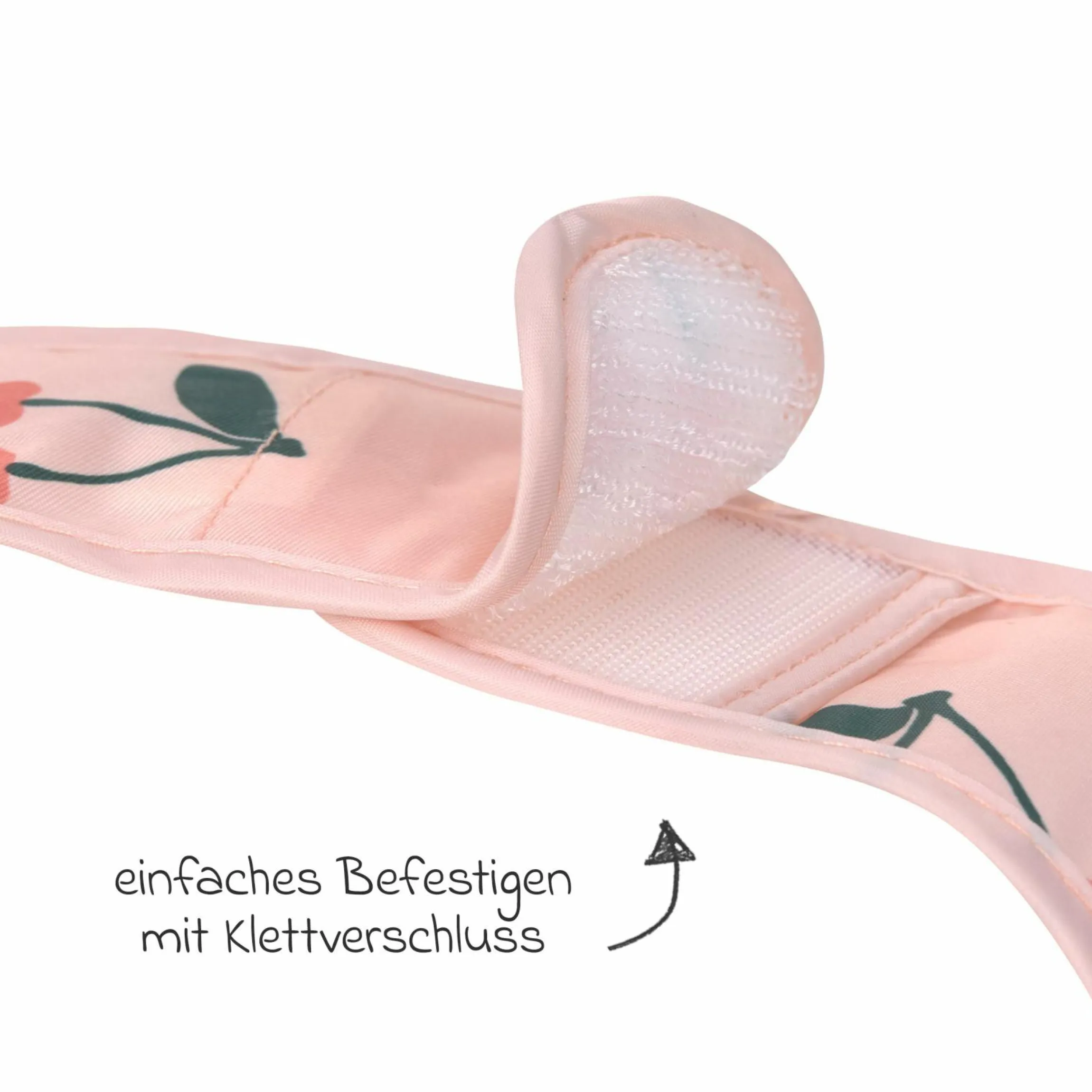 Klett-Lätzchen 2er Pack Lightweight Bib - Happy Fruits - Cherry