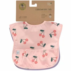 Klett-Lätzchen 2er Pack Lightweight Bib - Happy Fruits - Cherry
