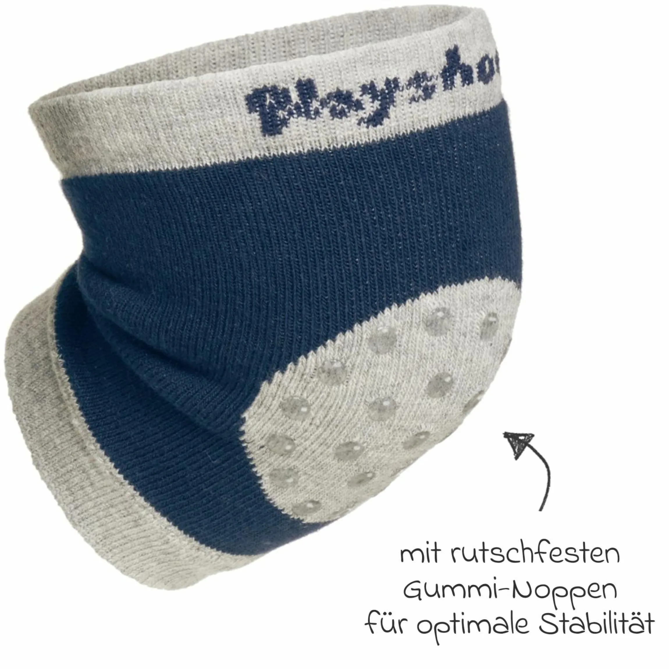 Knieschoner mit Anti-Rutsch-Noppen - Marine