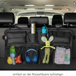 Kofferraum-Organizer mit vielfältigem Stauraum - Schwarz - Kollektion 2025