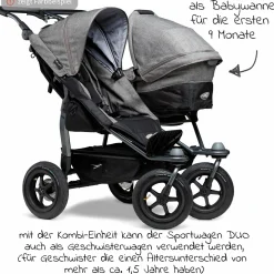 Kombi-Einheit (1 x Wanne & Sitz) für Duo - Glow in the Dark