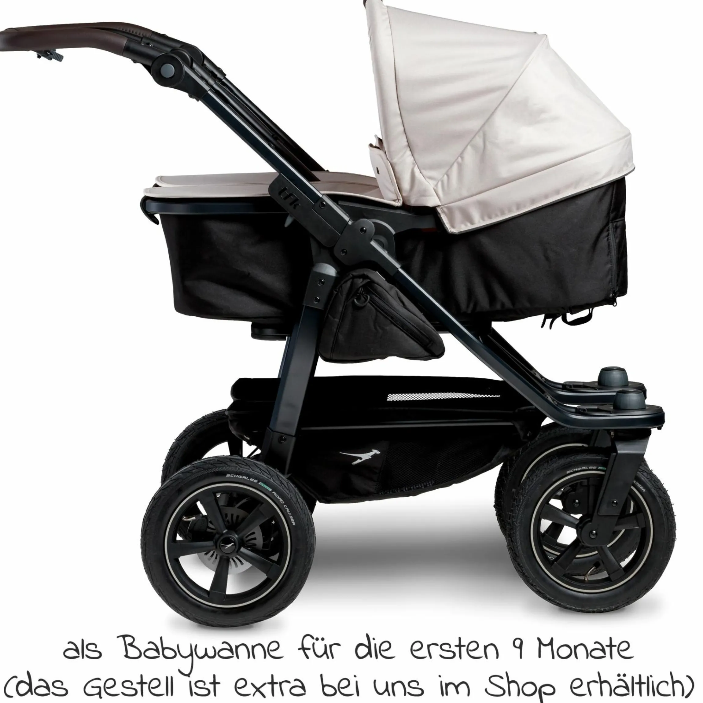 Kombi-Einheit (1 x Wanne / Sitz) für Duo 2 - Sand - Kollektion 2025