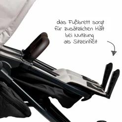 Kombi-Einheit (1 x Wanne / Sitz) für Duo 2 - Sand - Kollektion 2025