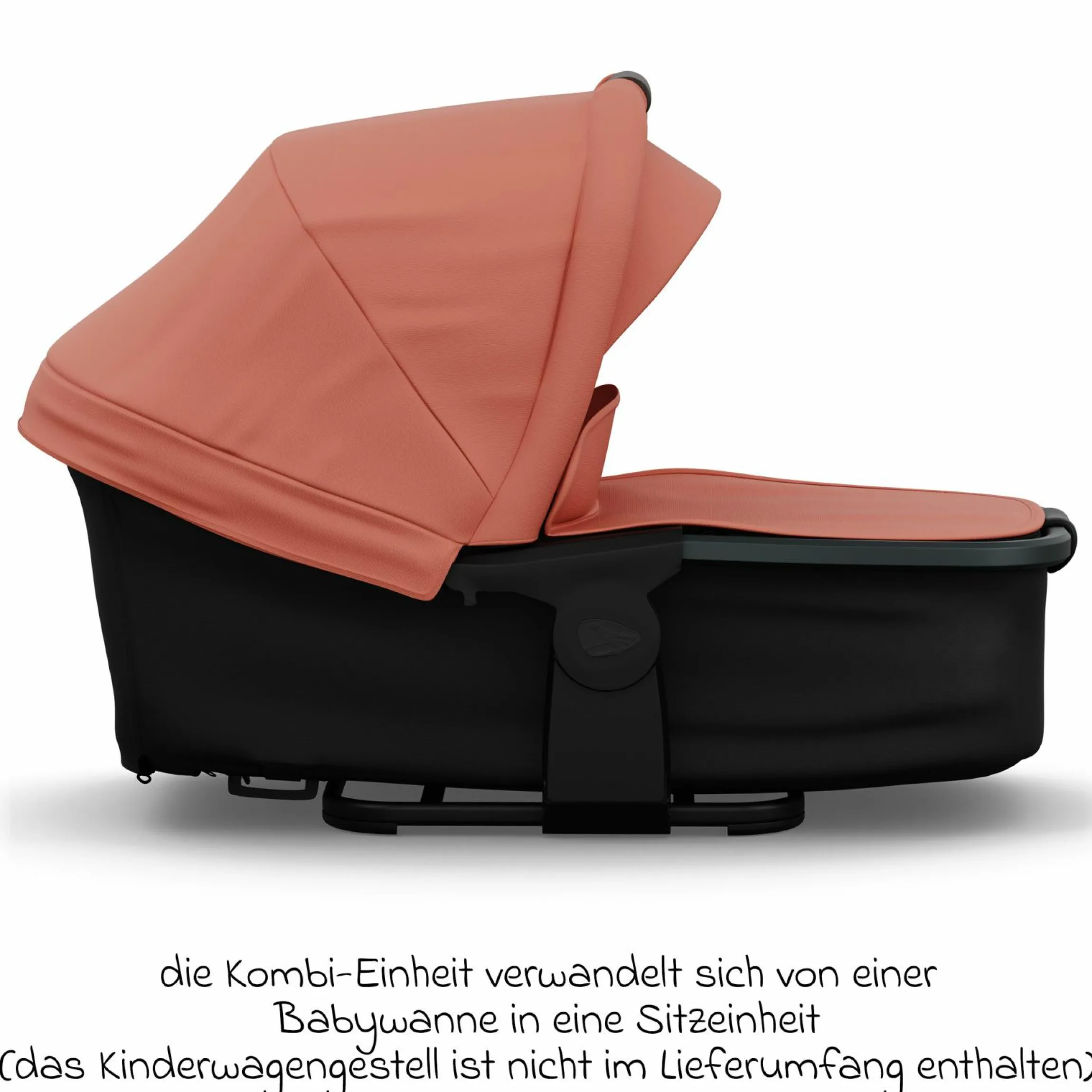 Kombi-Einheit (Wanne & Sitz) für Mono 3/4 & Pro - Lachs - Kollektion 2025