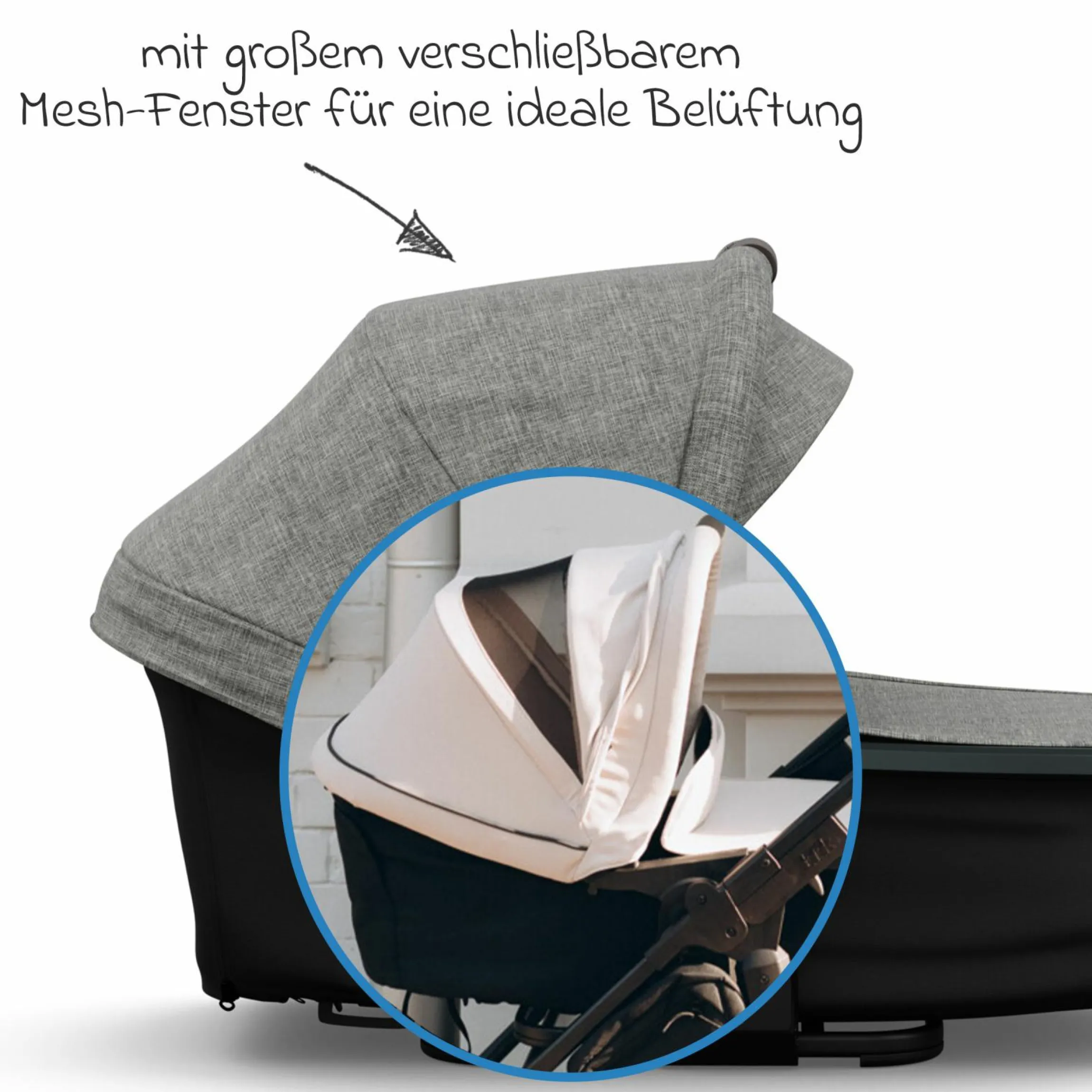 Kombi-Einheit (Wanne & Sitz) für Mono 3/4 & Pro - Premium Grau - Kollektion 2025