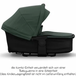 Kombi-Einheit (Wanne & Sitz) für Mono 3/4 & Pro - Olive - Kollektion 2025