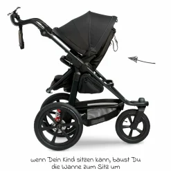 Kombi-Einheit (Wanne & Sitz) für Pro - Anthrazit - Kollektion 2024