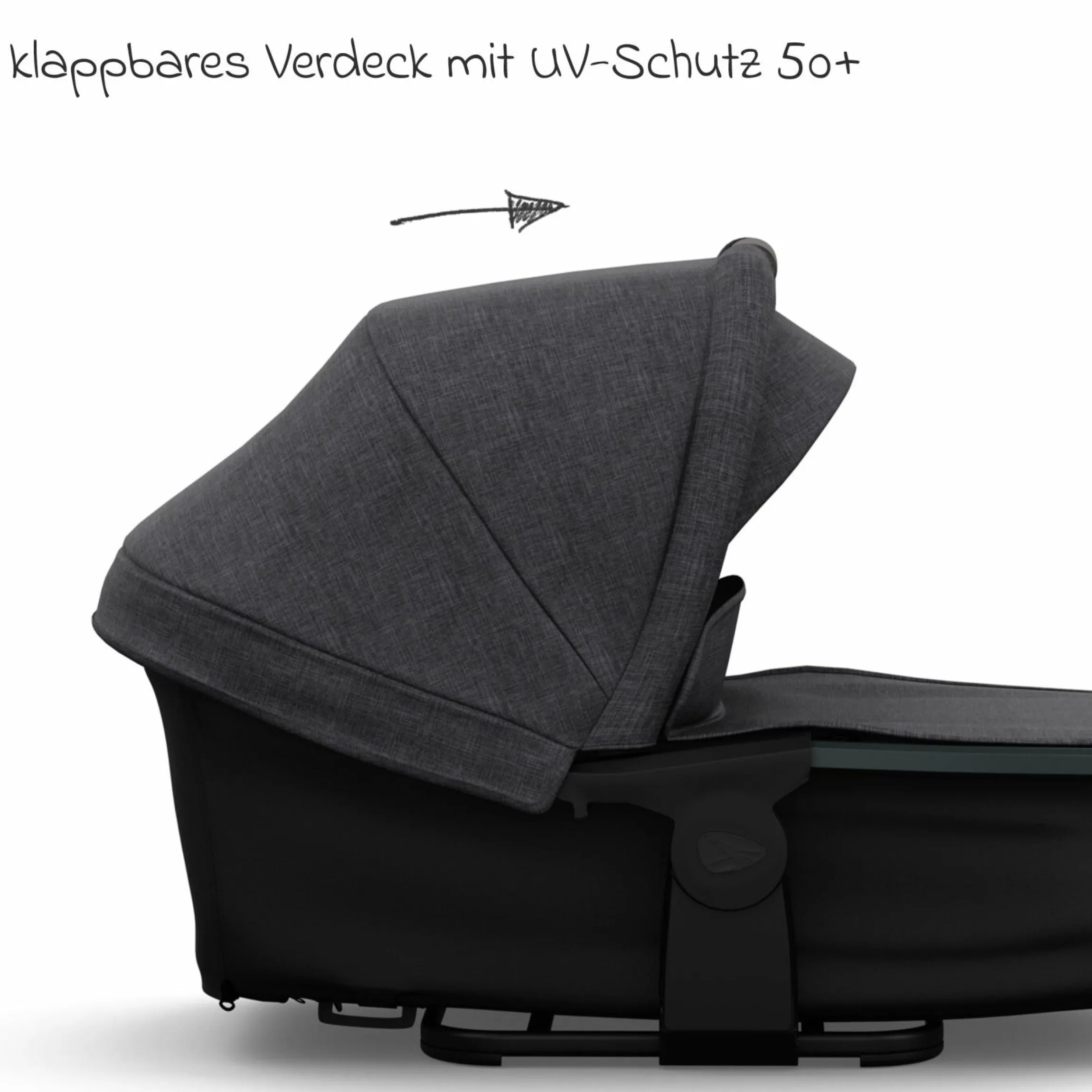 Kombi-Einheit (Wanne & Sitz) für Mono 3/4 & Pro - Premium Schwarz - Kollektion 2025