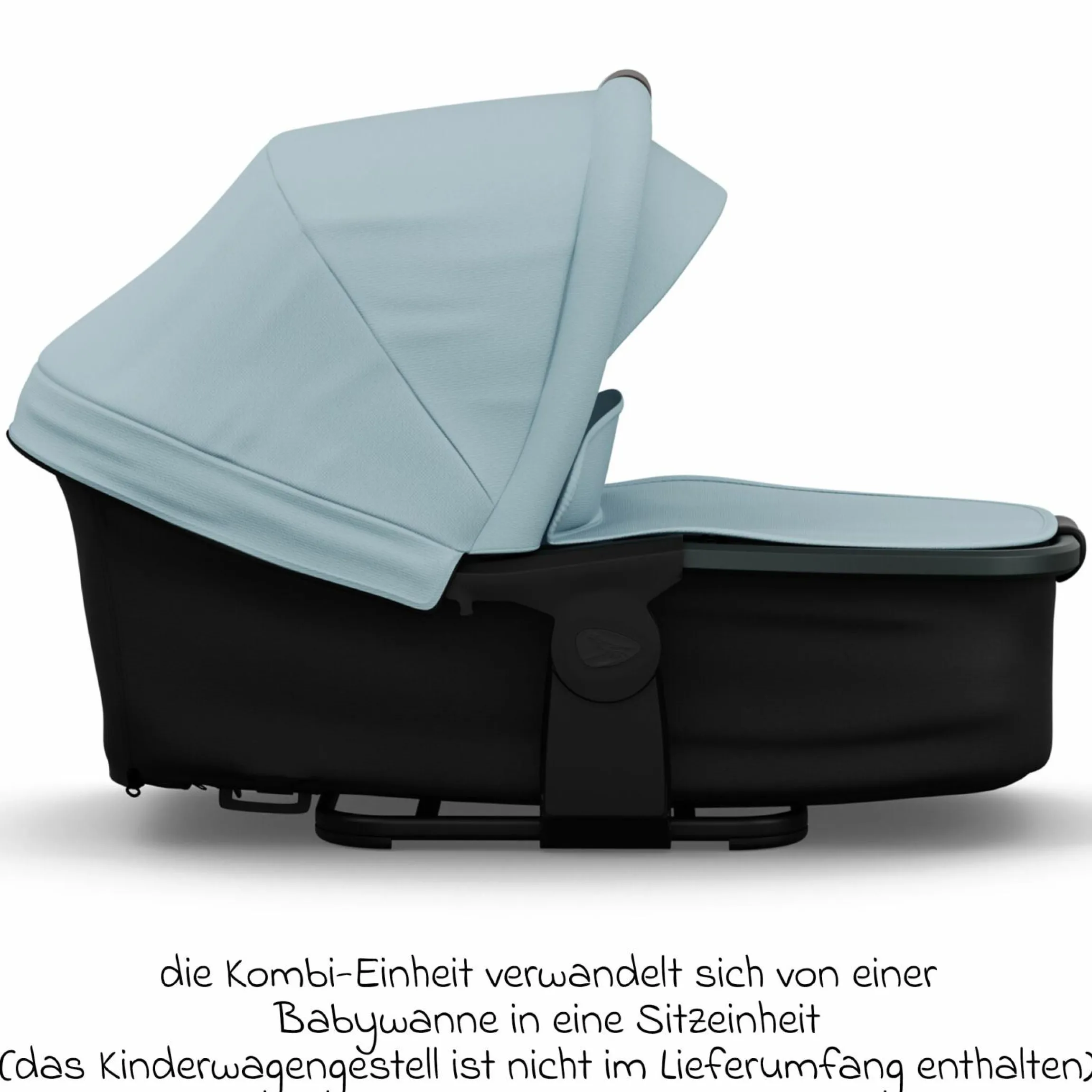 Kombi-Einheit (Wanne & Sitz) für Mono 3/4 & Pro - Blau - Kollektion 2025