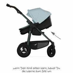 Kombi-Einheit (Wanne & Sitz) für Mono 3/4 & Pro - Blau - Kollektion 2025