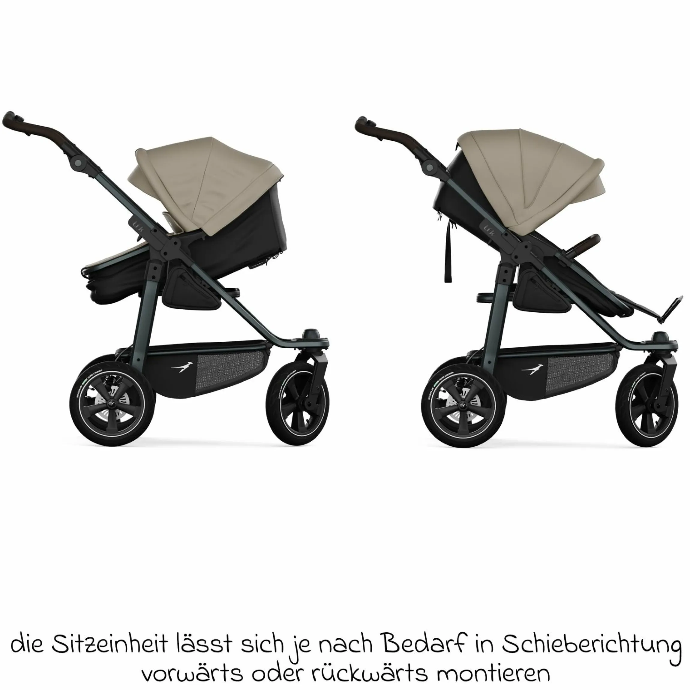 Kombi-Einheit (Wanne & Sitz) für Mono 3/4 & Pro - Sand - Kollektion 2025