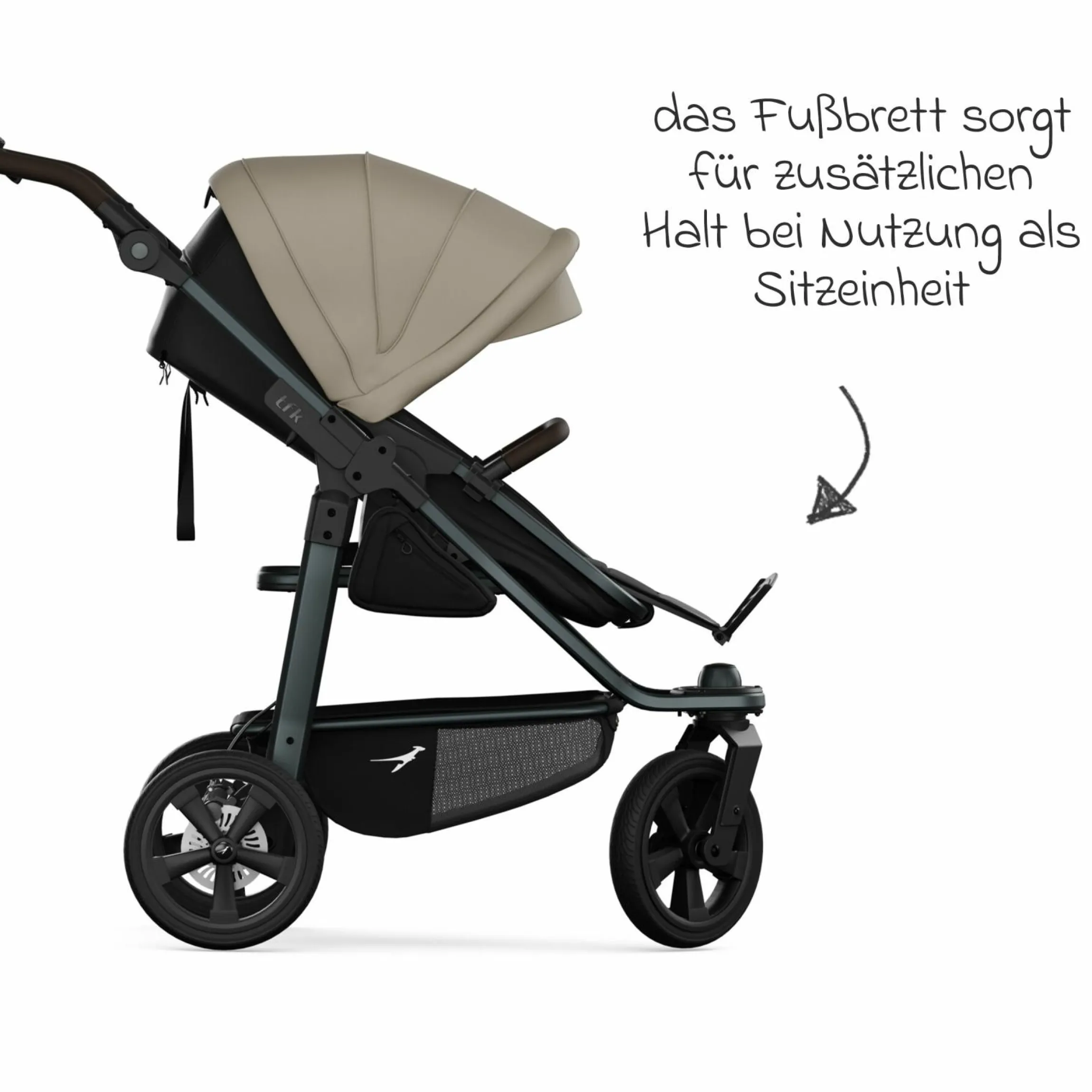 Kombi-Einheit (Wanne & Sitz) für Mono 3/4 & Pro - Sand - Kollektion 2025